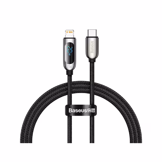 کابل 1 متری Type-C به Lightning بیسوس مدل Baseus Display Fast Charging Data CATLSK