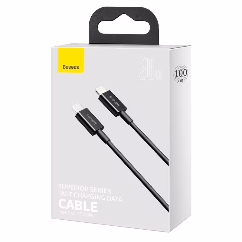 کابل USB-C به لایتنینگ باسئوس مدل CATLYS-A01 طول 1 متر