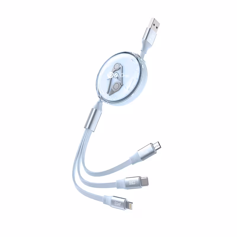 کابل تبدیل USB به USB-C – microUSB – لایتنینگ پرووان مدل PCC118R