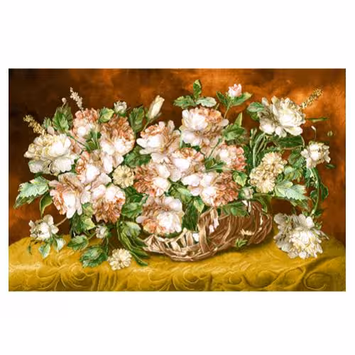 طرح گل وگلدان کد 25106