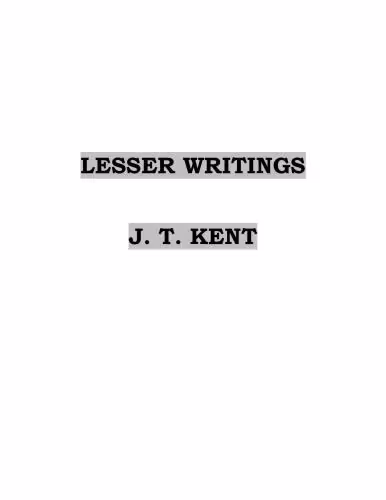 خرید و دانلود نسخه کامل کتاب Lesser Writings