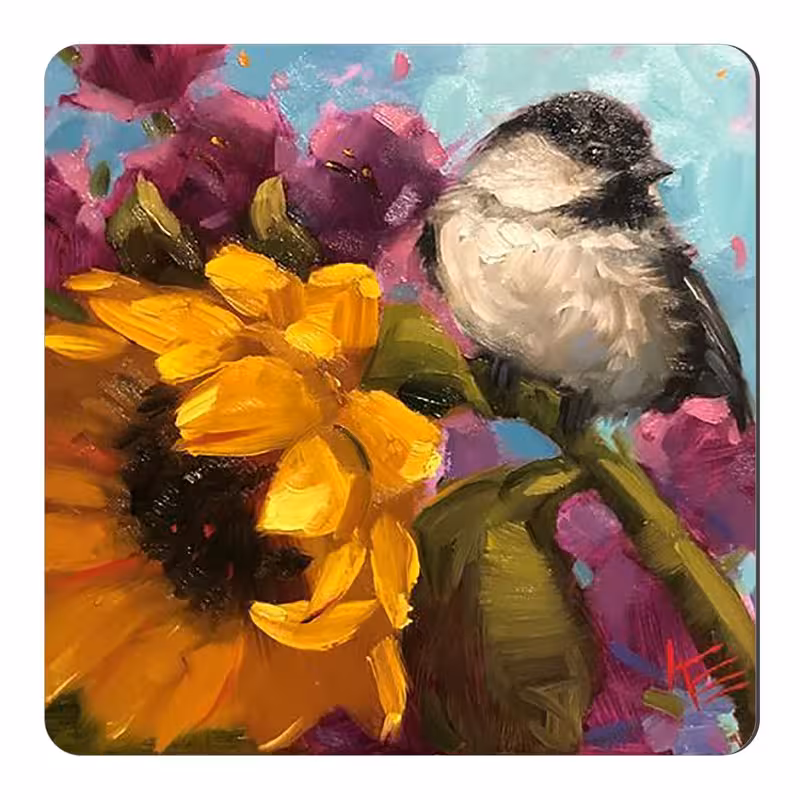 مگنت طرح چرخ‌ ریسک و افتابگردان کد wmg1881