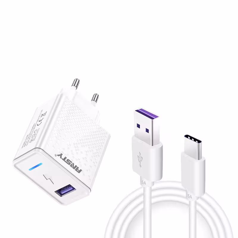 شارژر دیواری 25 وات انستی مدل A15 به همراه کابل تبدیل USB-C | کالا مکس