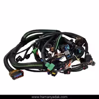 دسته سیم موتور SAX 500 دو گانه با ایمو پژو 405 و پارس (کد YG20240831) برند دناکو