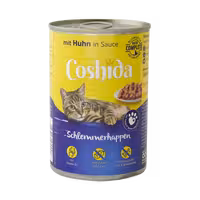 کنسرو گربه بالغ با طعم جوجه در سس هویج برند Coshida کوشیدا 415 گرمی