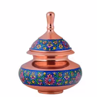 قندان دخل مس و پرداز سایز کوچک