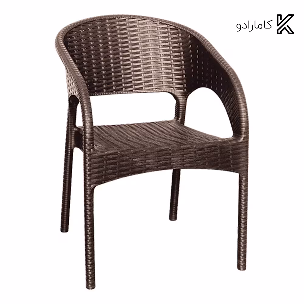 صندلی دسته دار حصیر بافت ناصر پلاستیک کد 992