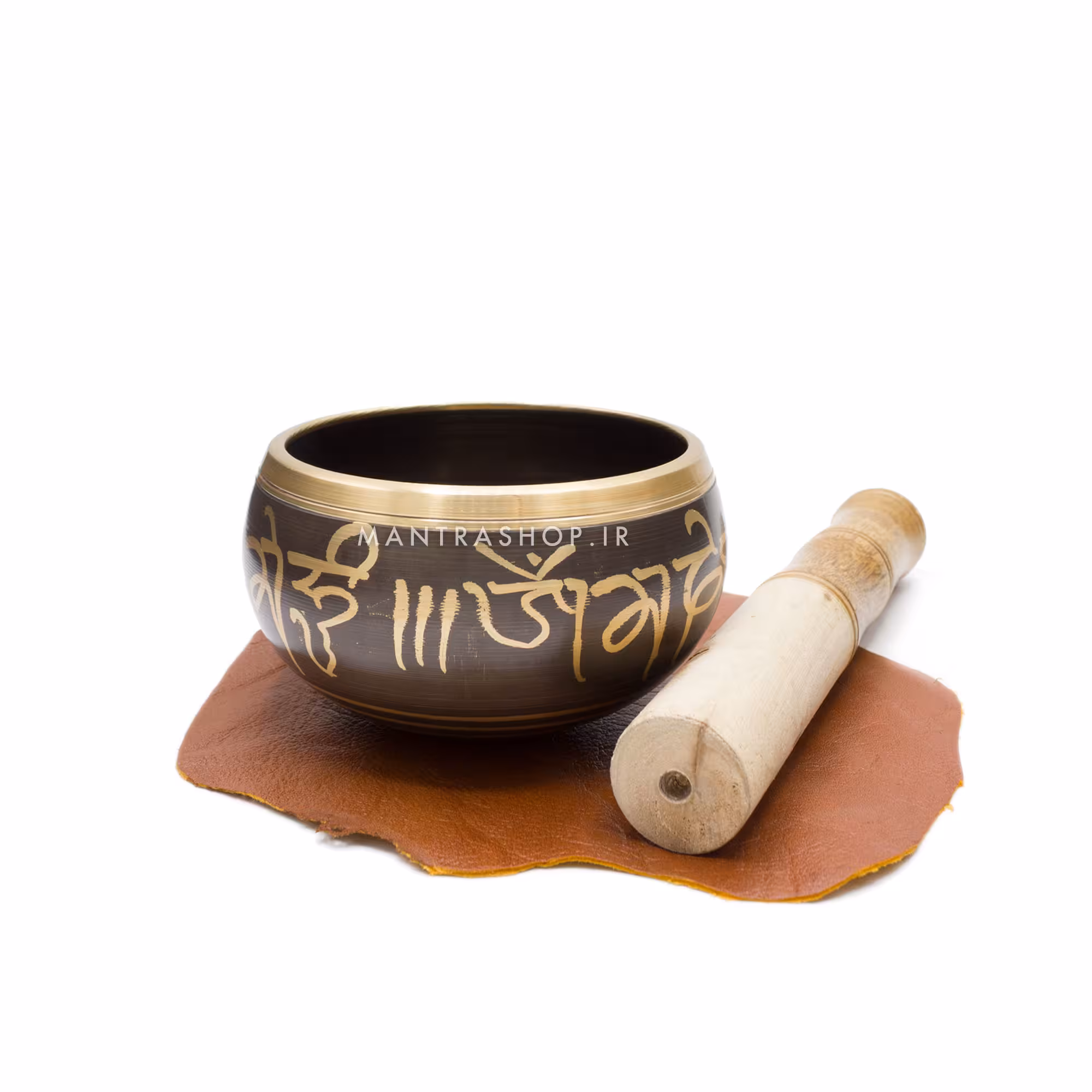 کاسه تبتی ذغالی – قطر دهانه 10 سانتی متر