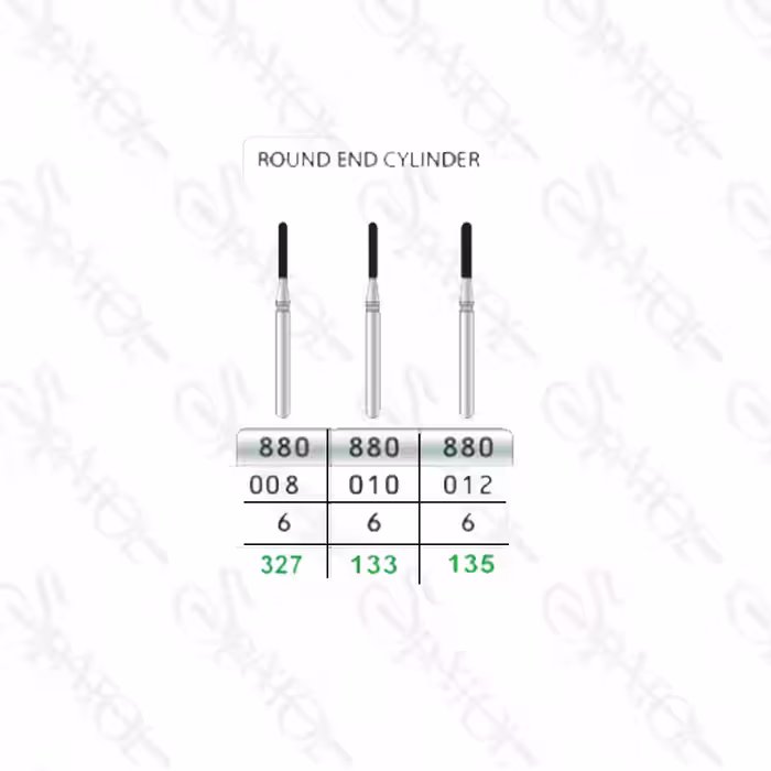 فرز الماسی توربین تراش 6 میل ROUND END CYLINDER 880  تیزکاوان TEESKAVAN