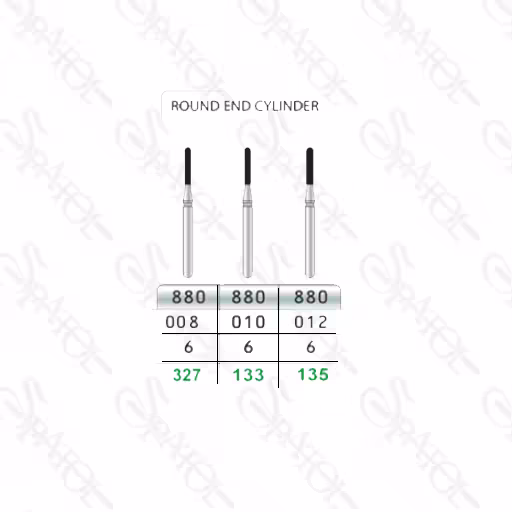 فرز الماسی توربین تراش 6 میل ROUND END CYLINDER 880  تیزکاوان TEESKAVAN