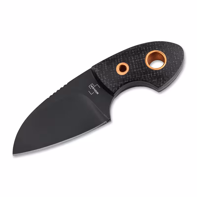 چاقو بوکر پلاس نوم میکارتا و مس Böker Plus Gnome all Black Copper