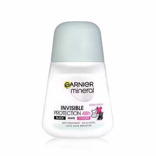 مام رول مینرال ضد تعریق گارنیر Invisible حجم 50 میلی‌لیتر