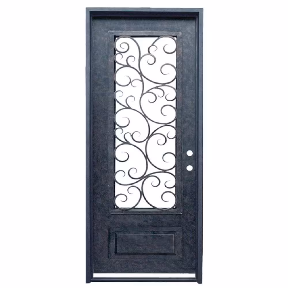 درب ورودی منزل اهنی