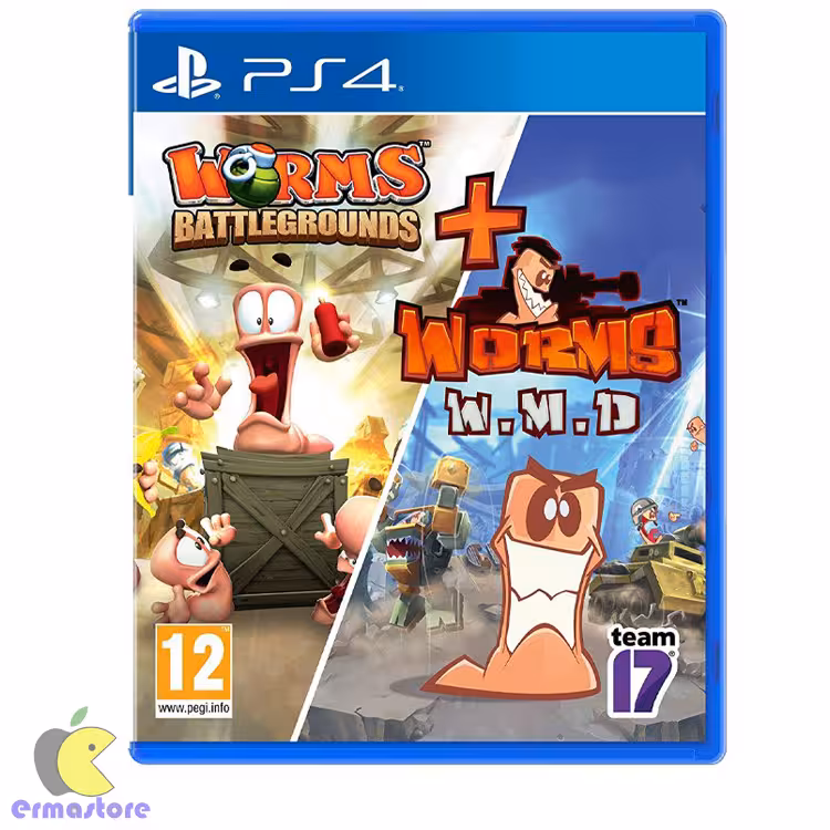 خرید بازی Worms Battlegrounds + Worms W.M.D - نسخه PS4