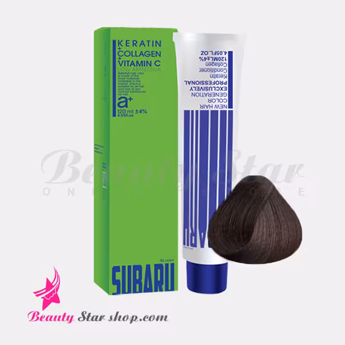 رنگ مو مردانه دودی تیره سوبارو شماره F4 حجم 120 میلی لیتر