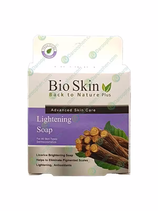 صابون روشن کننده شیرین بیان بایو اسکین پلاس 100 گرم – Bio Skin Plus Lightening Licorice Soap 100 g