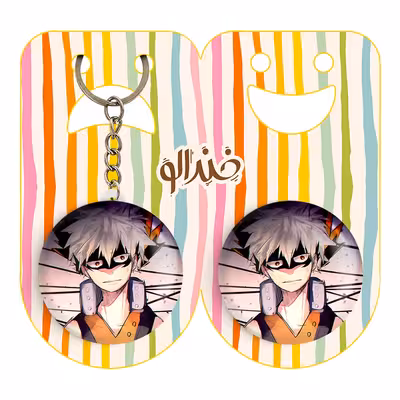 پیکسل خندالو مدل باکوگو انیمه آکادمی قهرمان من کد 16122 به همراه جاکلیدی