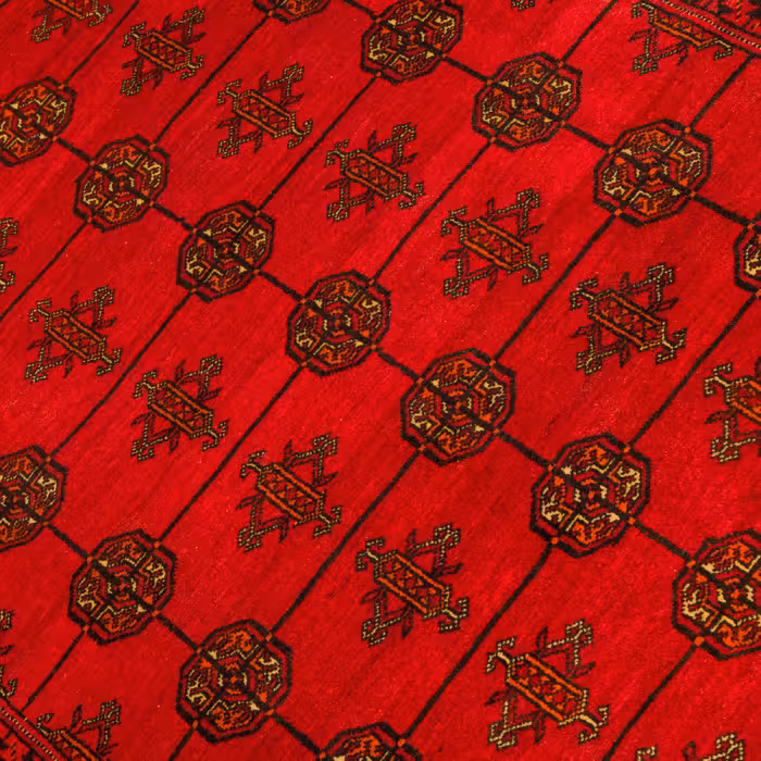 فرش دستبافت سه متری مدل نقشه بلوچ  کد 23.1293