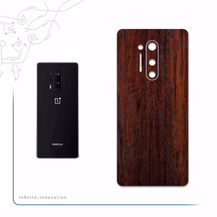 برچسب پوششی ماهوت مدل Red-Wood مناسب برای گوشی موبایل وان پلاس 8 Pro