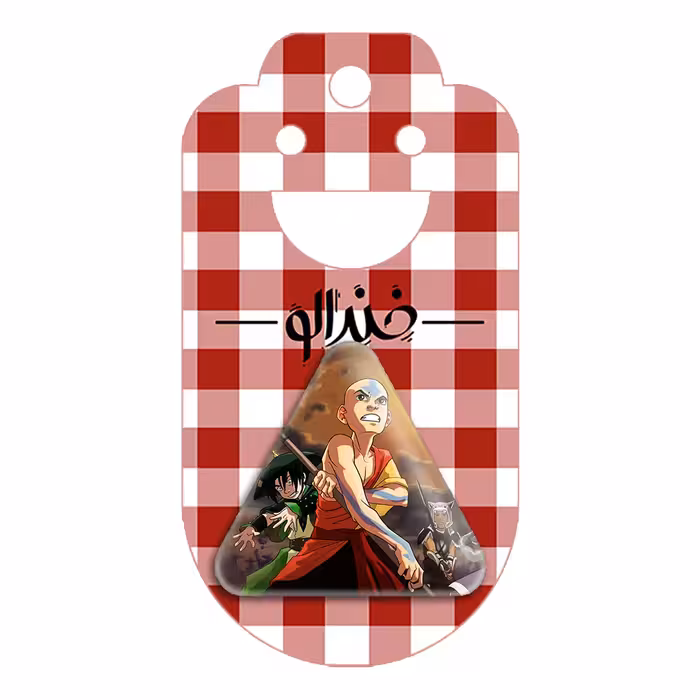 پیکسل خندالو طرح آواتار انگ و دوستان انیمه آواتار مدل مثلثی کد 12759