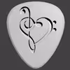 پیک گیتار مدل Heart Shaped بسته دو عددی