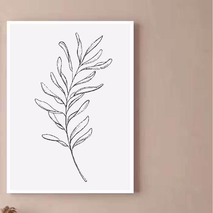 تابلو طرح لاین آرت کد DT104 مجموعه 2 عددی