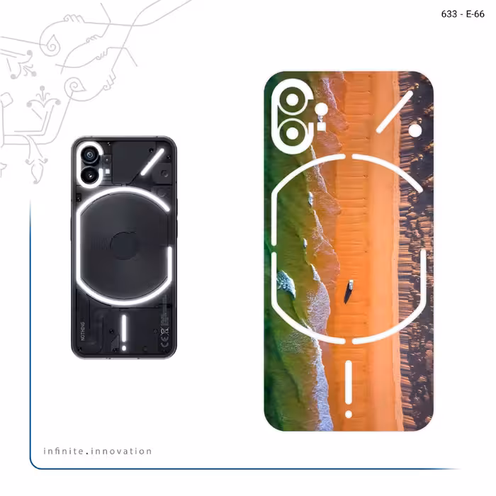 برچسب پوششی ماهوت مدل Beach and Green Sea مناسب برای گوشی موبایل ناتینگ Phone 1