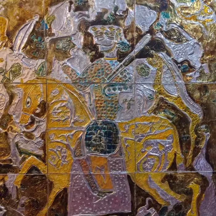 تابلو برجسته طرح باستانی کد n003