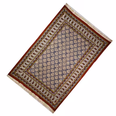 رومیزی قلمکار صدر مدل حقه ای کد 100