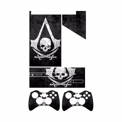 برچسب ایکس باکس 360 سوپر اسلیم طرح Assassins Creed کد 6 مجموعه 4 عددی