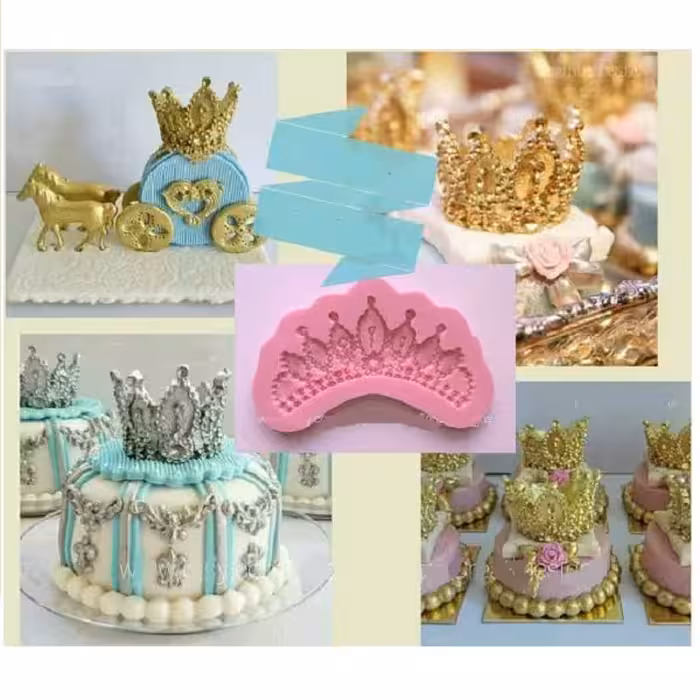 سیلیکون قالب گیری به گز مدل تاج پرنسس
