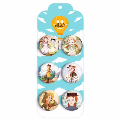 پیکسل خندالو مدل آن شرلی کد 380A مجموعه 6 عددی