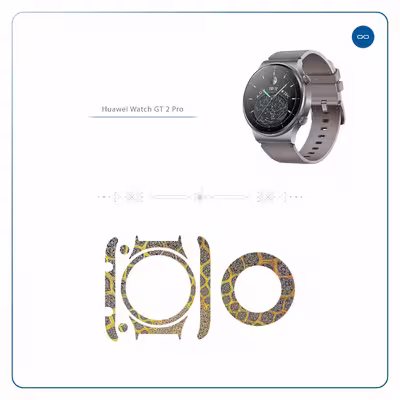 برچسب ماهوت طرح Iran Tile2 مناسب برای ساعت هوشمند هوآوی Watch GT 2 Pro