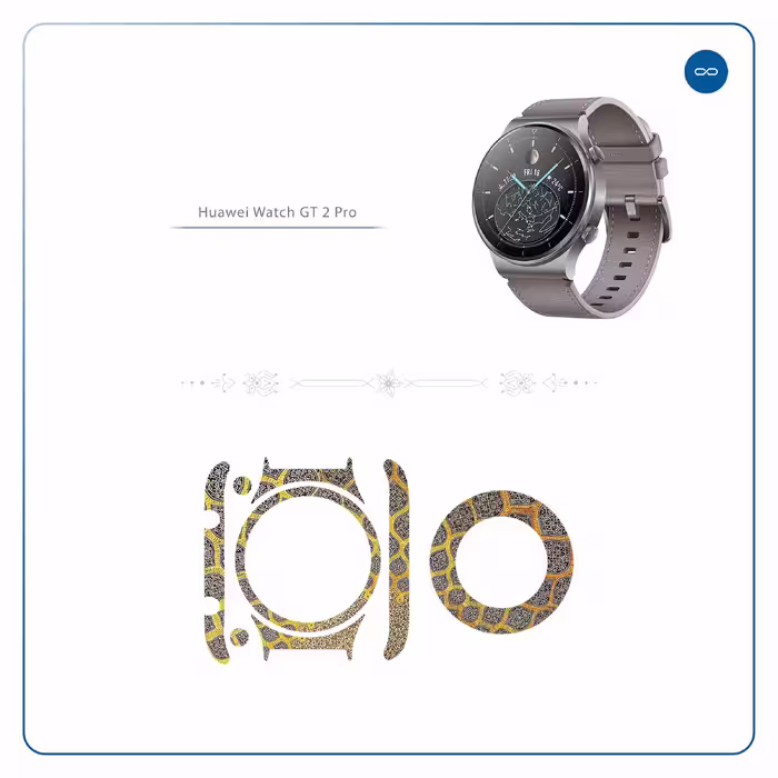 برچسب ماهوت طرح Iran Tile2 مناسب برای ساعت هوشمند هوآوی Watch GT 2 Pro