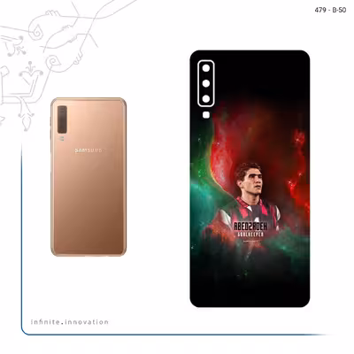 برچسب پوششی ماهوت مدل Ahmad Reza Abedzadeh مناسب برای گوشی موبایل سامسونگ Galaxy A7 2018