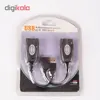 کابل افزایش طول usb 3.0 کد PRK-012 طول 0.10 متر