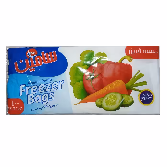 کیسه فریزر سامین مدل N100 بسته 100 عددی