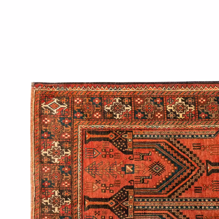 فرش دستبافت دو و نیم متری مدل نقشه بلوچ  کد 33.1848