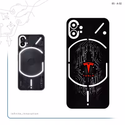 برچسب پوششی ماهوت مدل TESLA مناسب برای گوشی موبایل ناتینگ Phone 1
