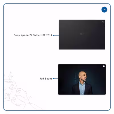 برچسب پوششی ماهوت مدل Jeff Bezos مناسب برای تبلت سونی Xperia Z2 Tablet LTE 2014