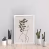 تابلو مدل مینیمال دخترانه Girlish کدS0131-w
