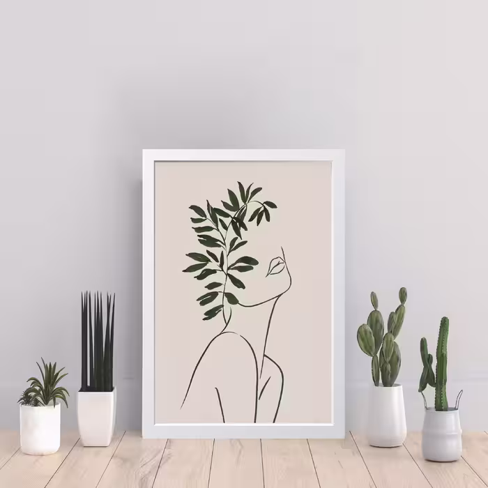 تابلو مدل مینیمال دخترانه Girlish کدS0131-w