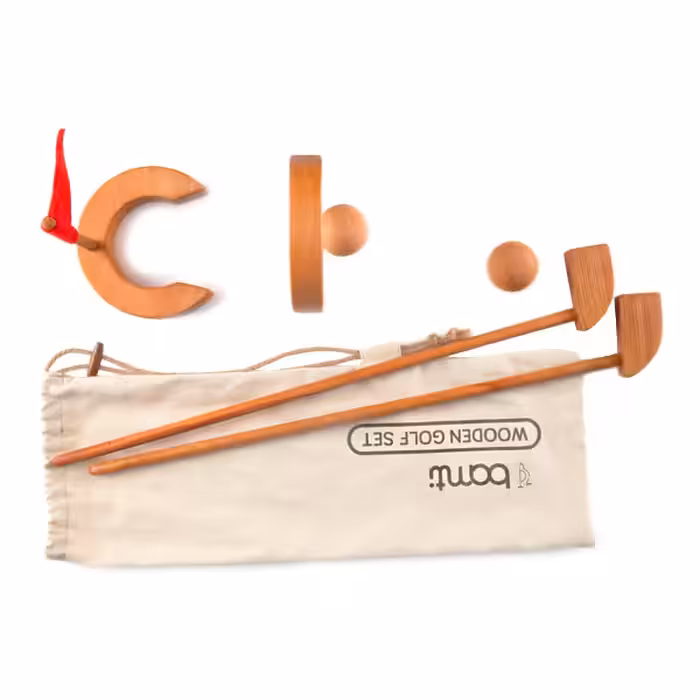 اسباب بازی مدل ست گلف چوبی کد 06