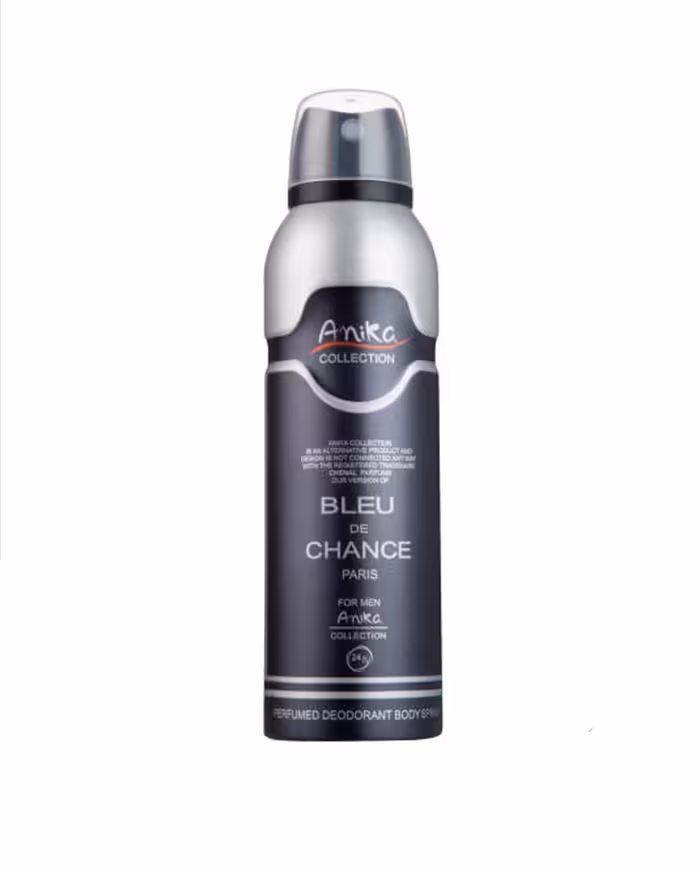 اسپری بدن آنیکا مدل Bleu DE Chance حجم 200 میلی لیتر