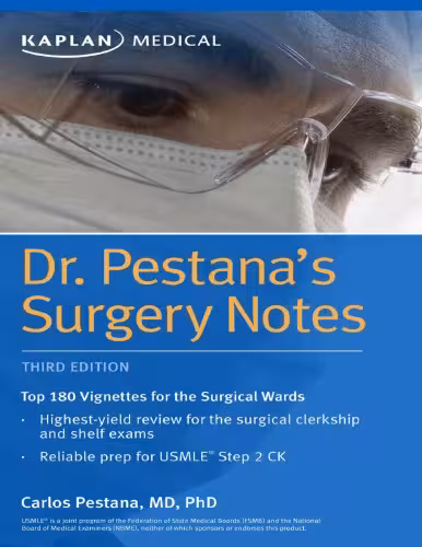 خرید و دانلود نسخه کامل کتاب Dr. Pestana’s Surgery Notes