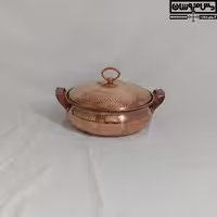 ماهیتابه مسی درب دار سایز 2 مدل شهاب