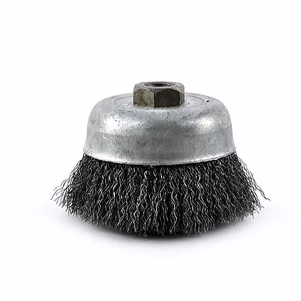 فرچه سیمی کاسه ای افشان 7.5 سانت