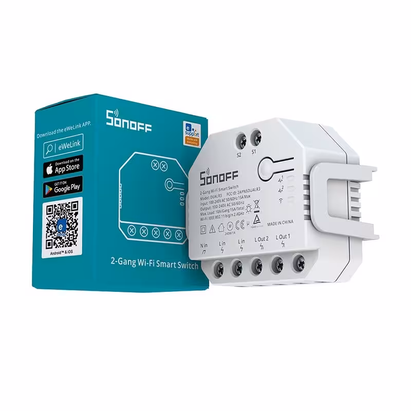 سوئیچ Wi-Fi دو رله هوشمند Sonoff DIY DUALR3