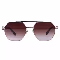 عینک آفتابی مردانه گوچی طلایی چند ضلعی GG 69078/2