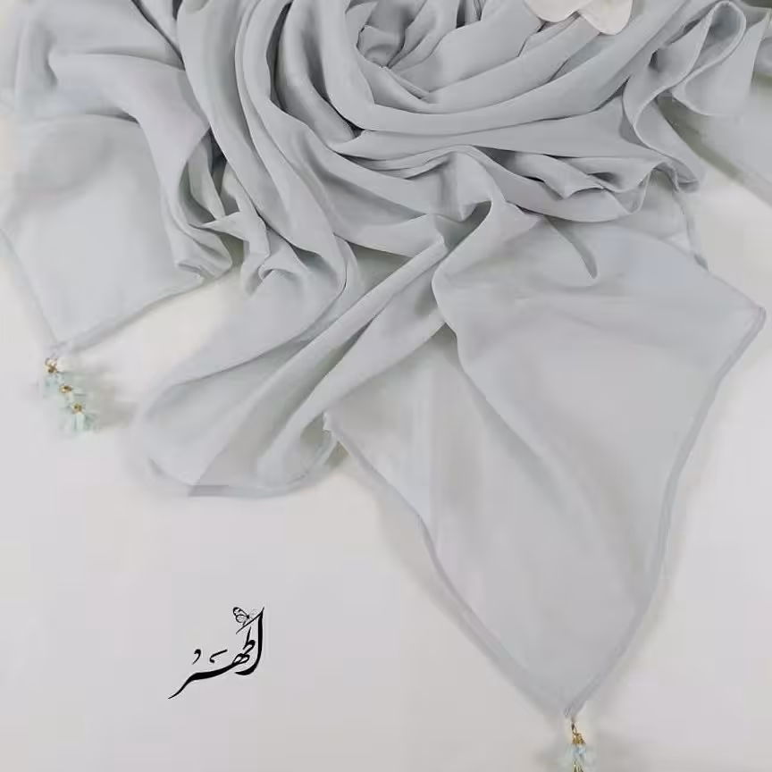 روسری حریر ژرژت با خرج کار گل